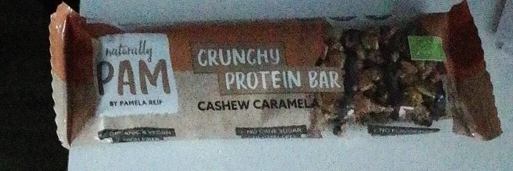 Crunchy Protein Bar Cashew Caramela