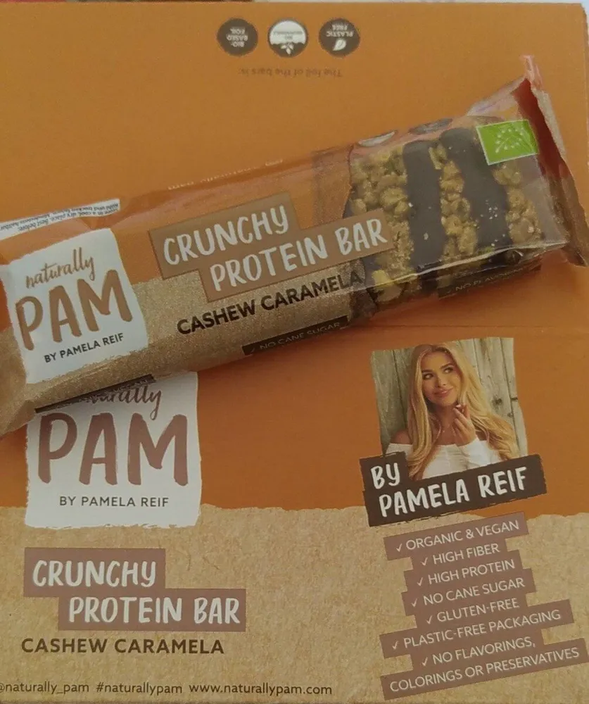 Crunchy protein bar Cashew Caramela