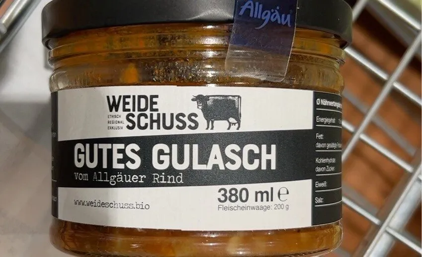 Weide Schuss - Gutes Gulasch