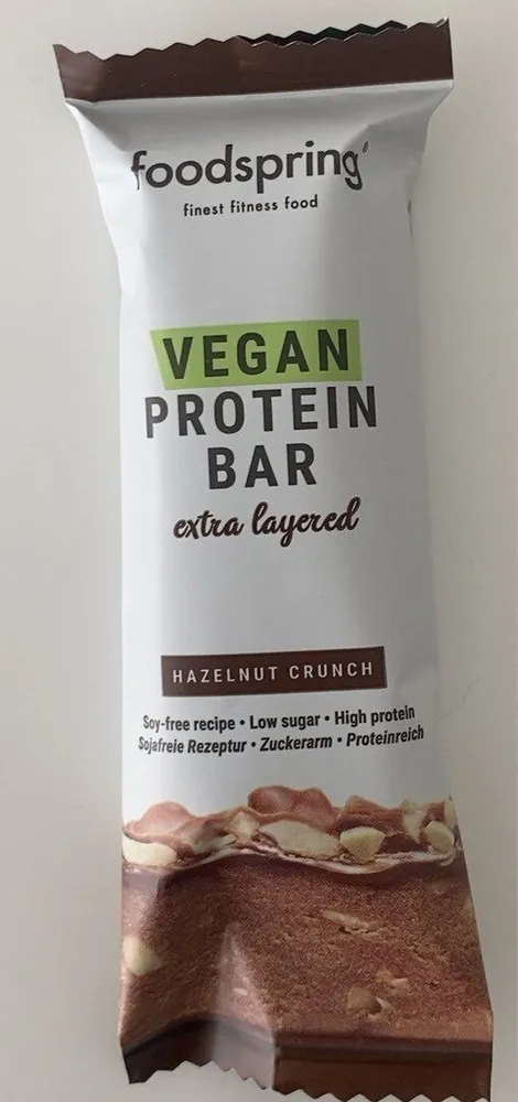 Vegan Protein Bar Hazelnut Crunch