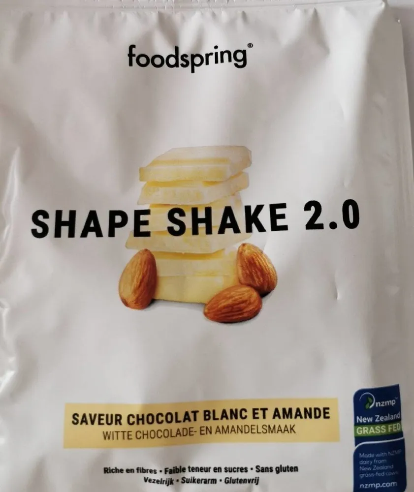 Shape shake 2.0 saveur chocolat blanc et amande