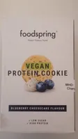 Vegan protein cookie mirtilli