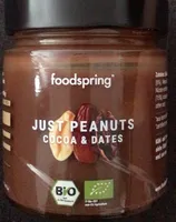 Just peanuts cocoa & dates