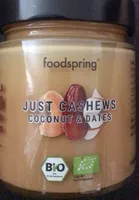 Just cashews coconut & dates