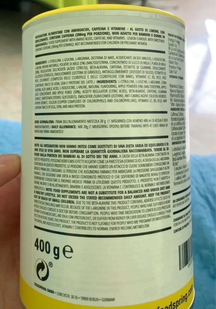 Energy aminos