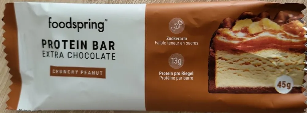Protein bar crunchy peanut