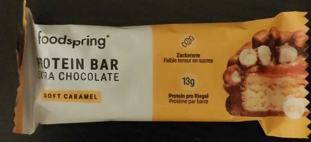 Protein bar sort caramel