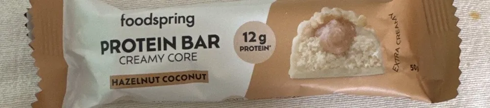 Creamy Core Hazelnut Coconut Protein Bar