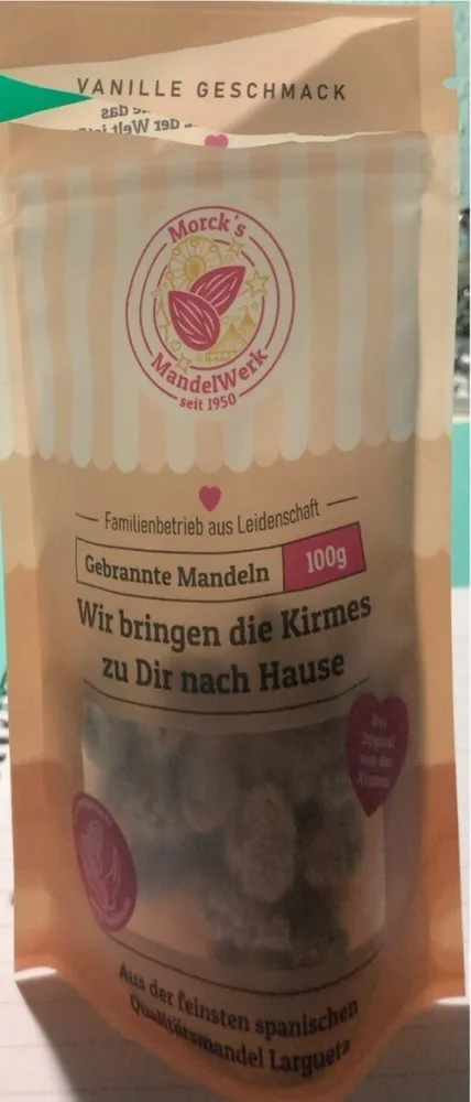 Gebrannte Mandeln Vanille Geschmack