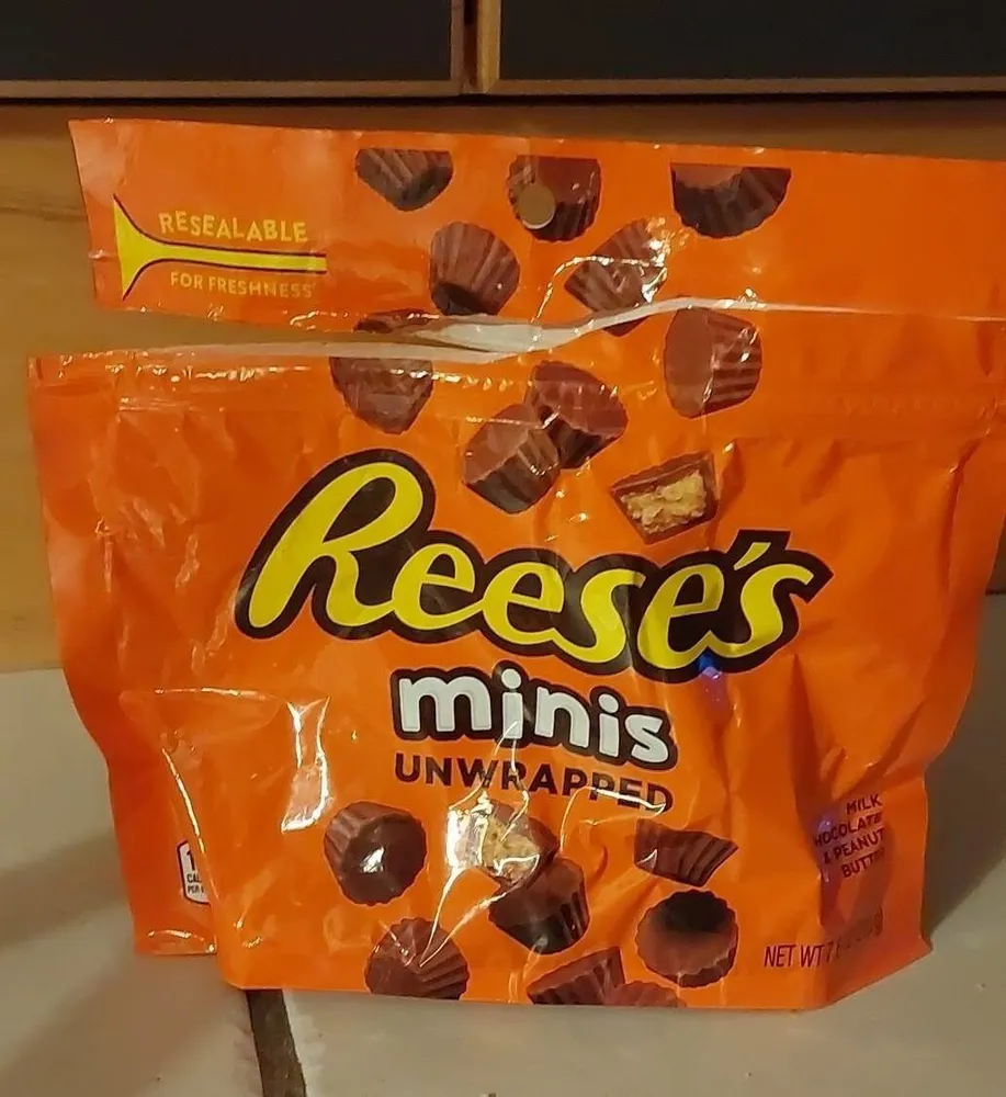 Reese's minis unwrapped