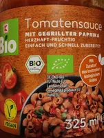 Tomatensauce mit gegrillter Paprika