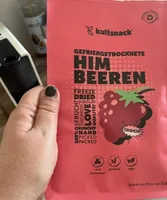 Gefriergetrocknete Himbeeren