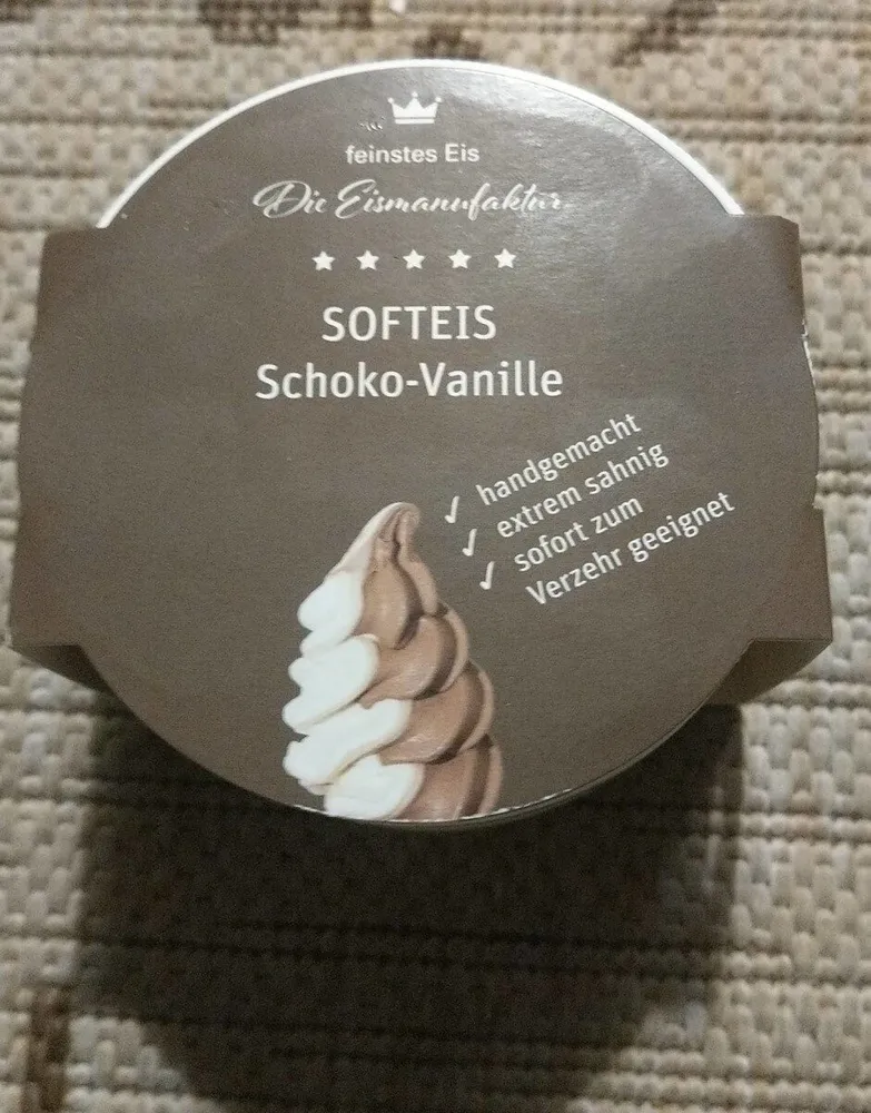 Softeis Schoko Vanille