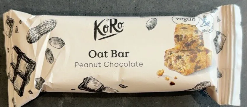 oat bar peanut chocolate