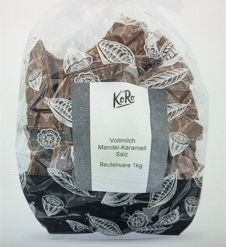 Brisure De Chocolat Au Lait Avec Amandes Et Caramel Salé