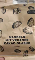 Chocolate-coated almonds