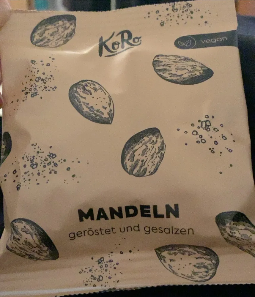Mandeln geröstet und gesalzen