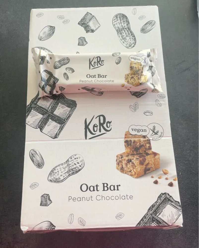 Oat bar peanut chocolate
