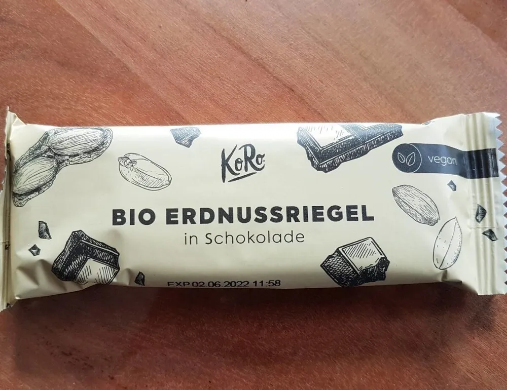 Bio Erdnussriegel