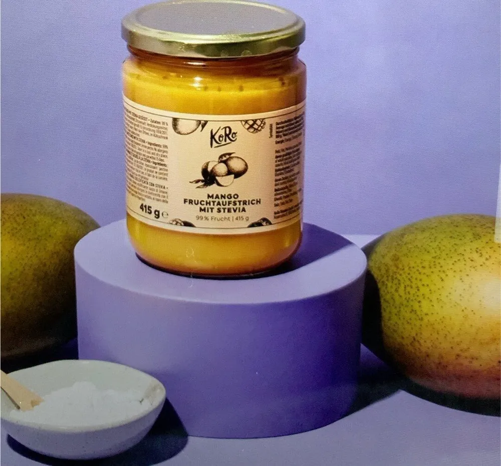 Tartinade mangue stévia