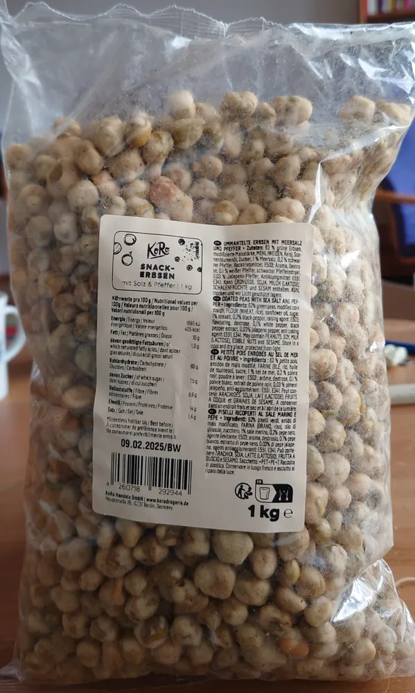 Snack Erbsen