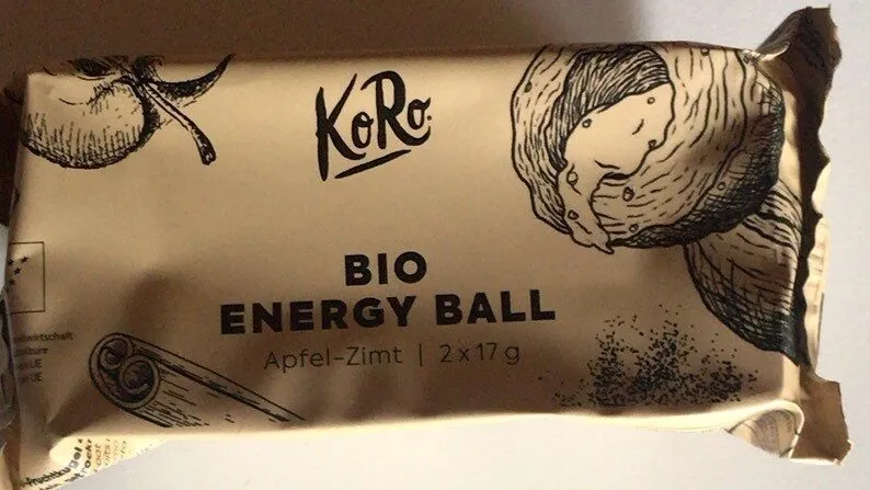 Bio energy ball mela e cannella