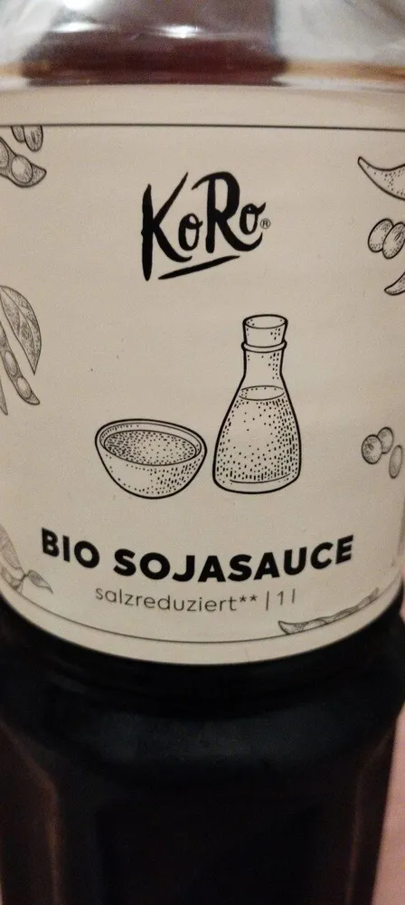 Salsa di soya biologica a basso contenuto di sale