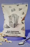 Bio popcorn session und salzig