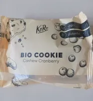 Bio cookie cashew cranberry
