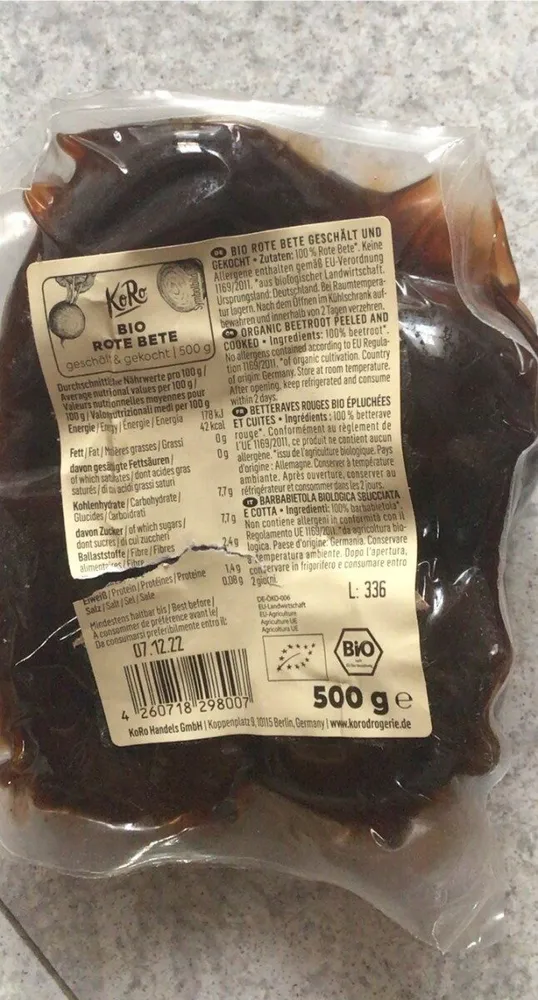 Bio rote bete