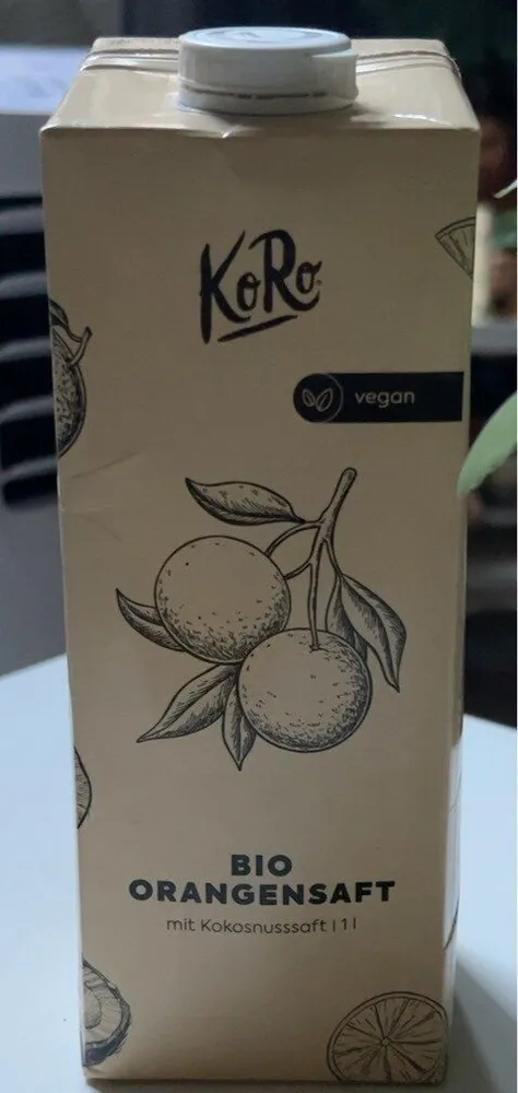 jus d’orange eau de coco