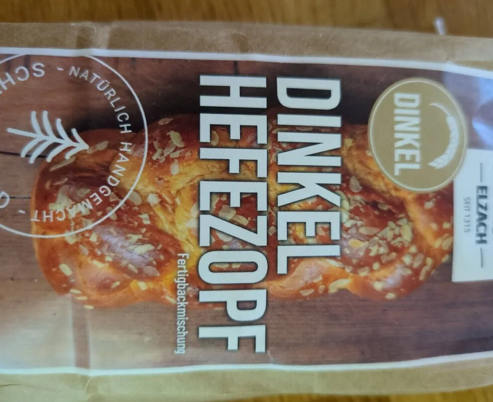 Dinkel Hefezopf