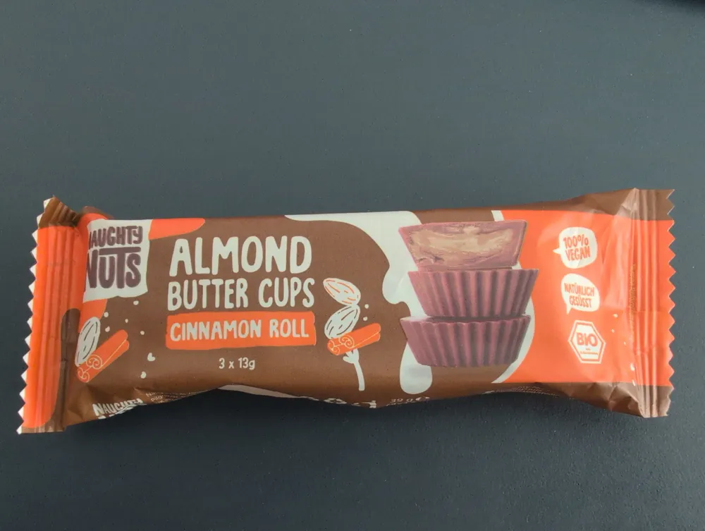 Almond Butter Cups Cinnamon Roll