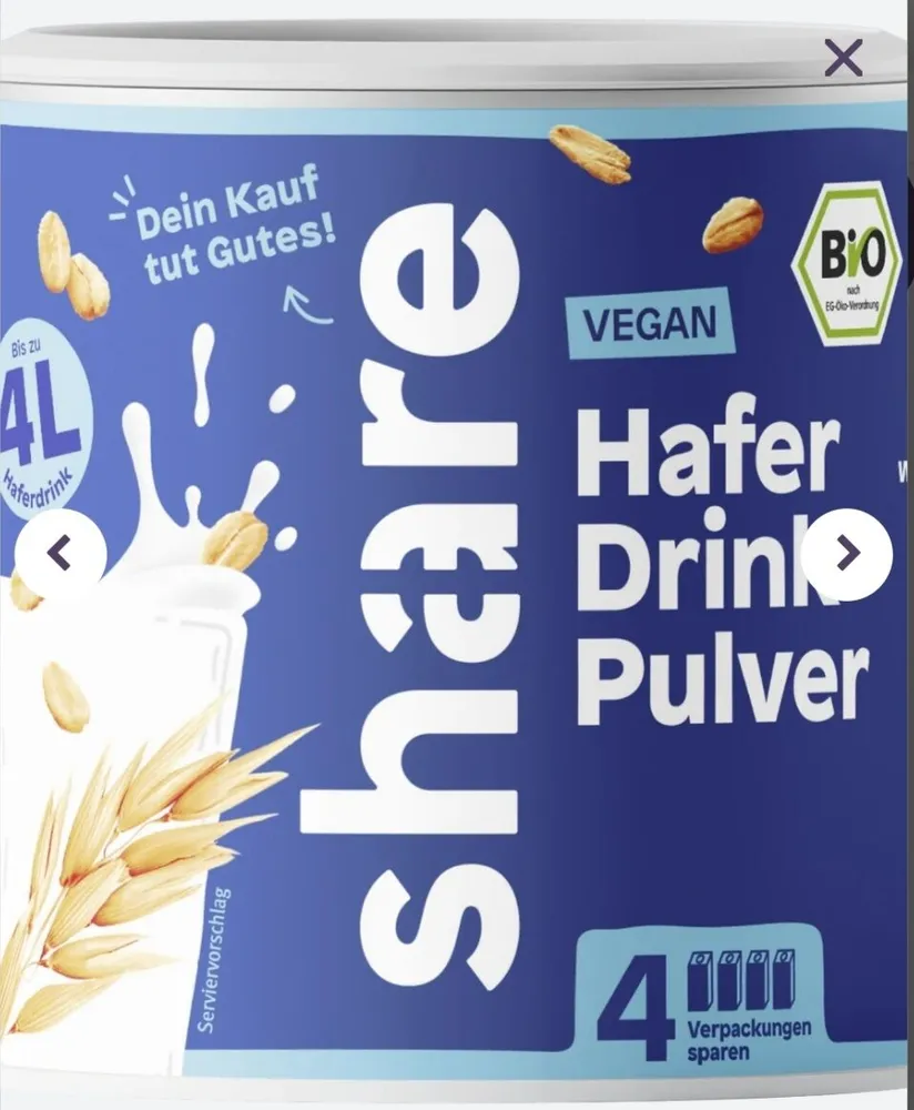 Hafer Drink Pulver