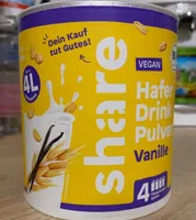 Haferdrinkpulver Vanille