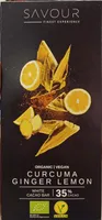 Curcuma ginger lemon white cocoa bar