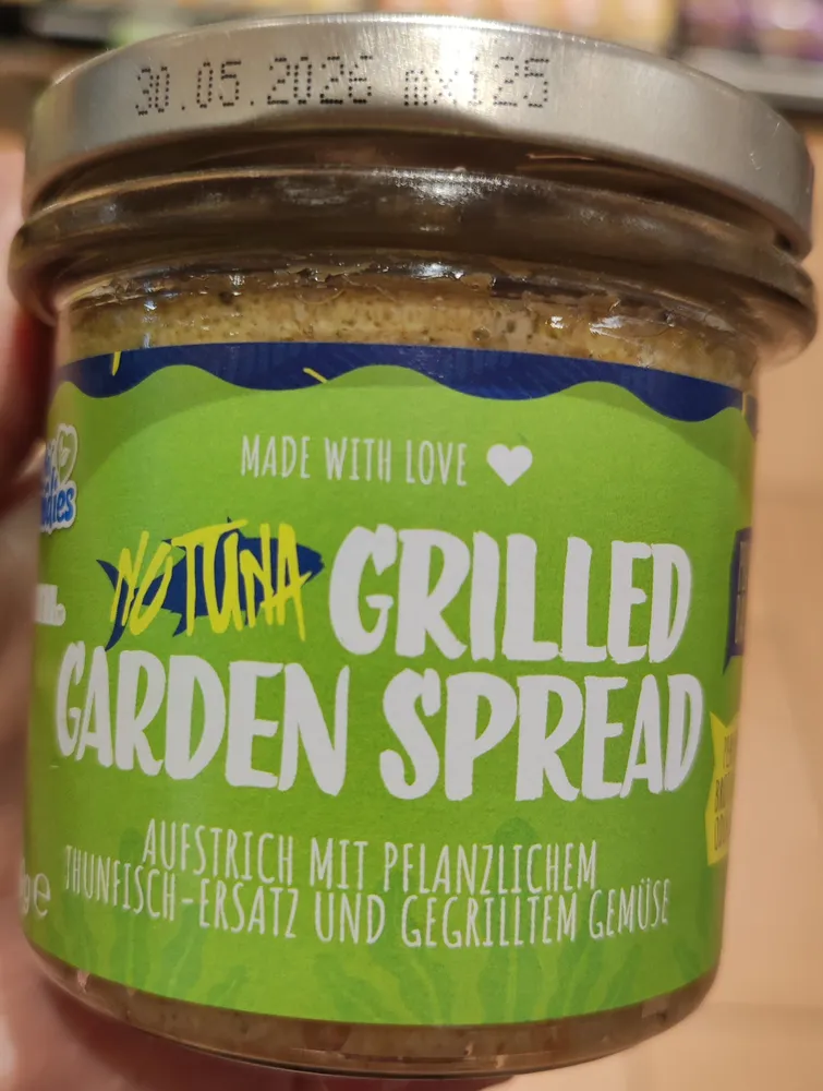 No tuna grilled garden spread