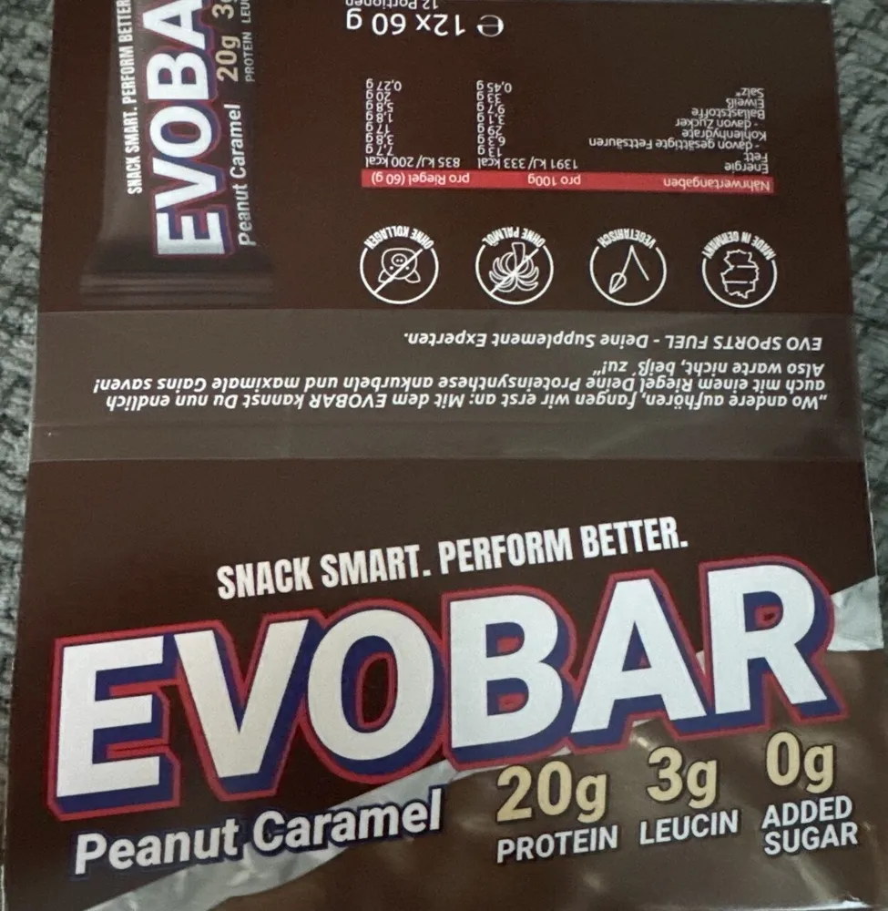 Evobar Peanut Caramel