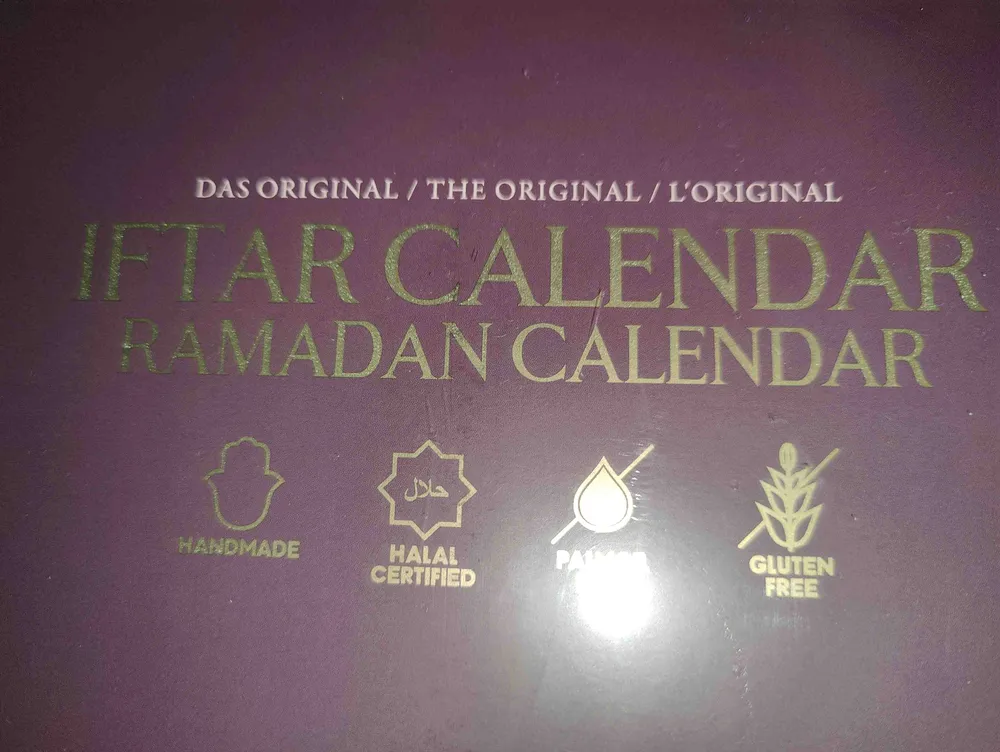 Iftar calendar Ramadan calendar