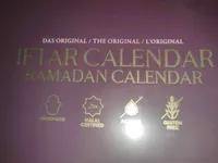 Iftar calendar Ramadan calendar