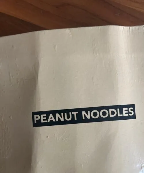 Peanut noodles