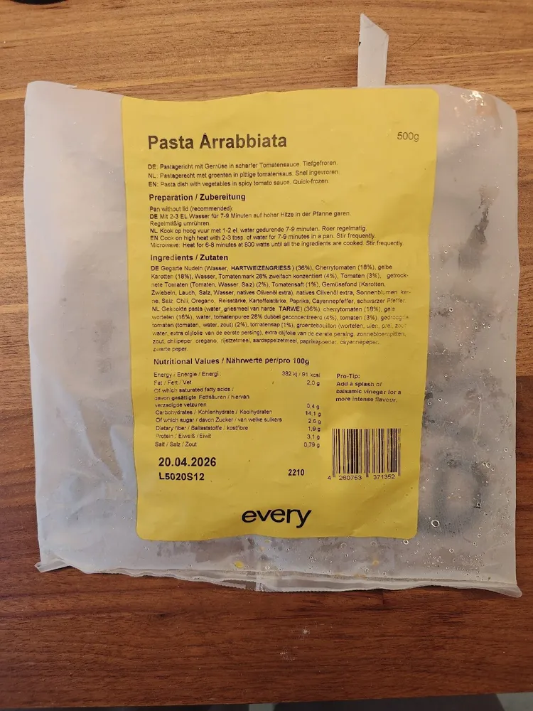 Pasta Arrabbiata