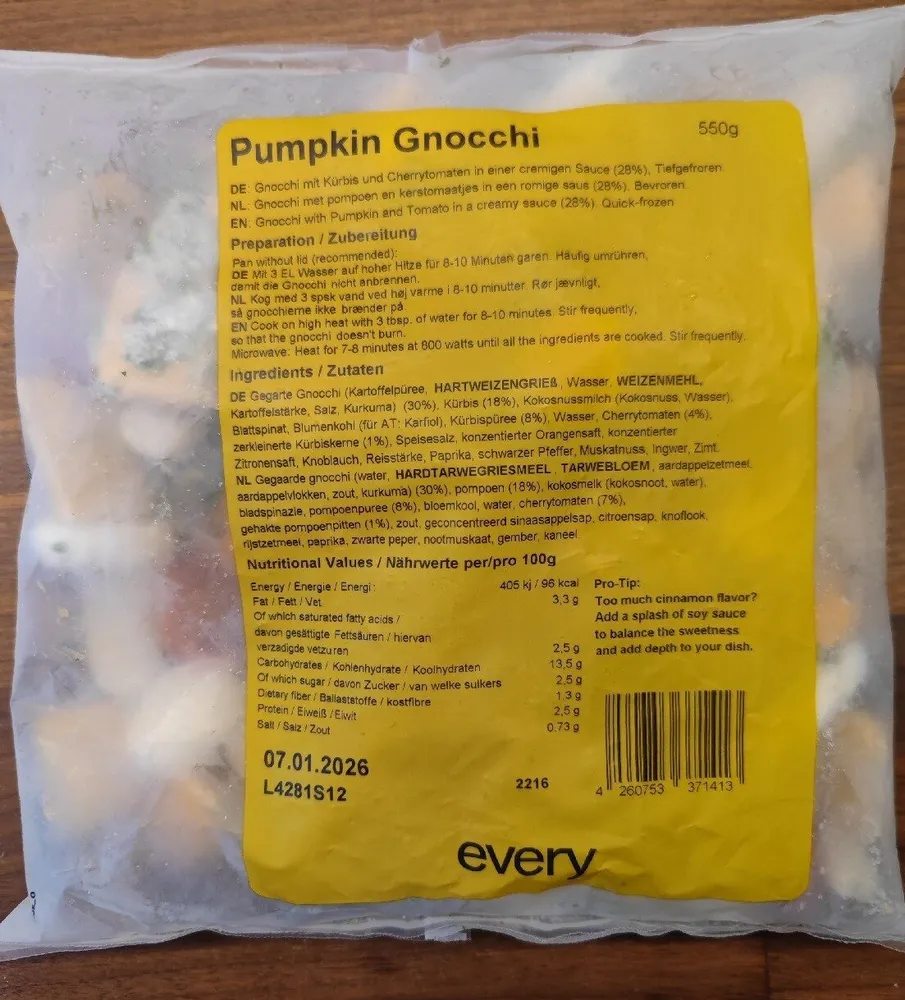 Pumpkin Gnocchi