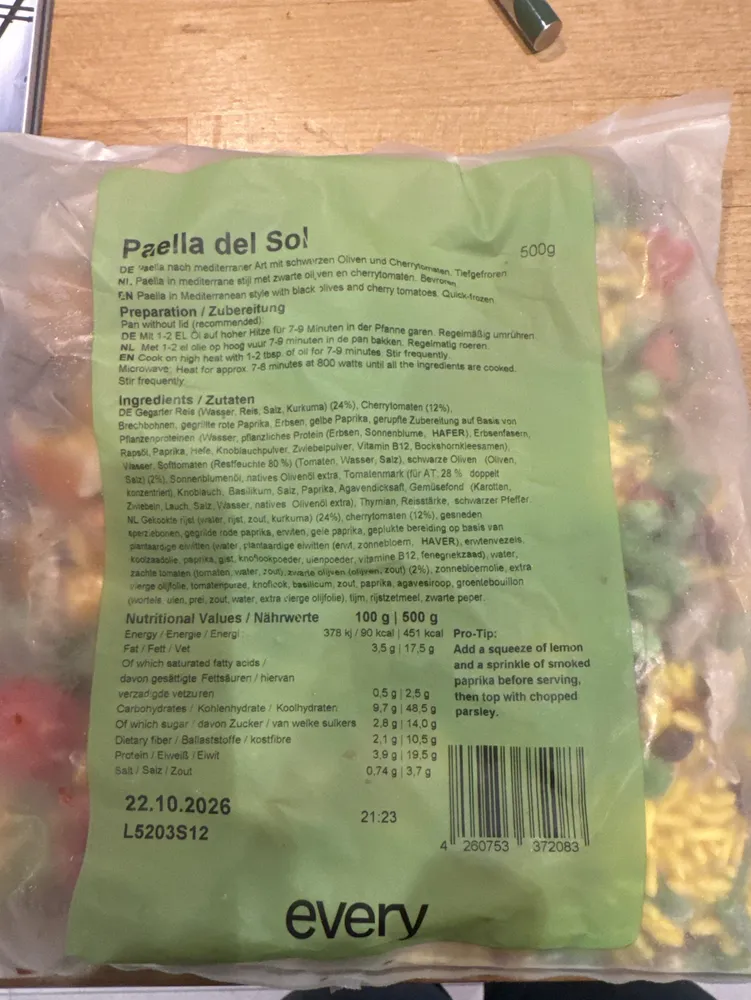 Paella del Sol