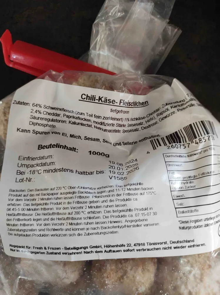 Chilli cheese meatballs