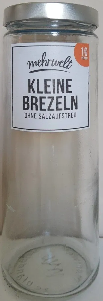 Kleine Brezeln ohne salzaufstreu