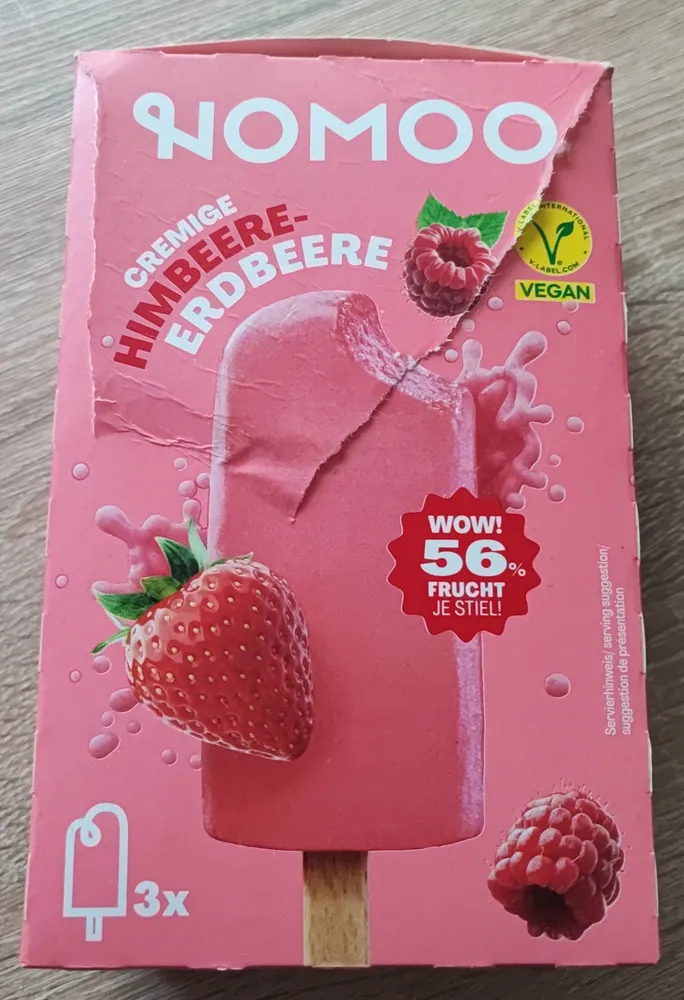 Cremige Himbeere-Erdbeere Eis