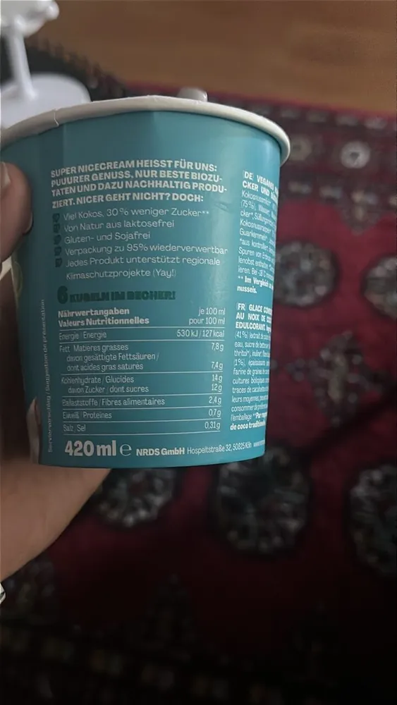 kokosnuss icecream