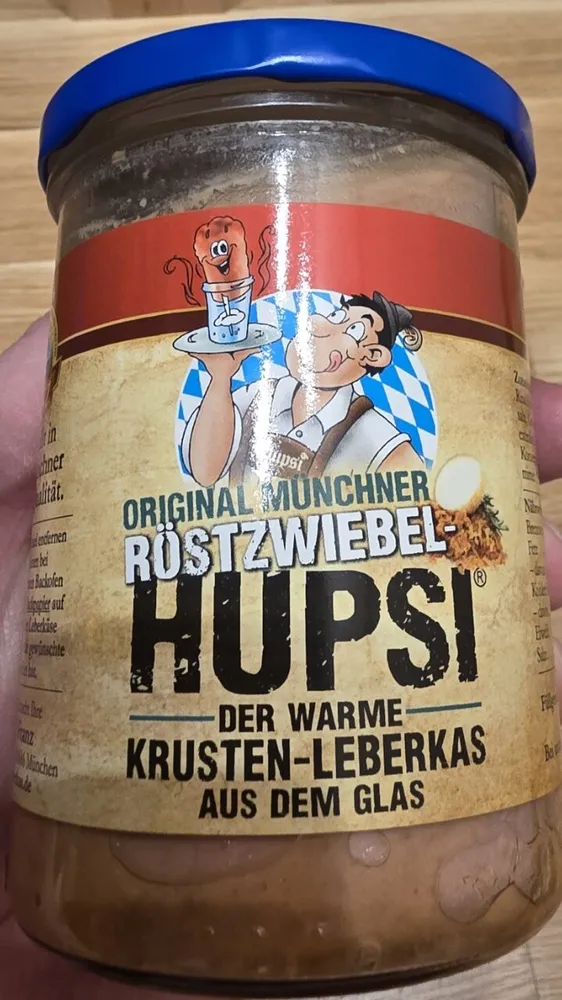 Röstzwiebel Leberkäse