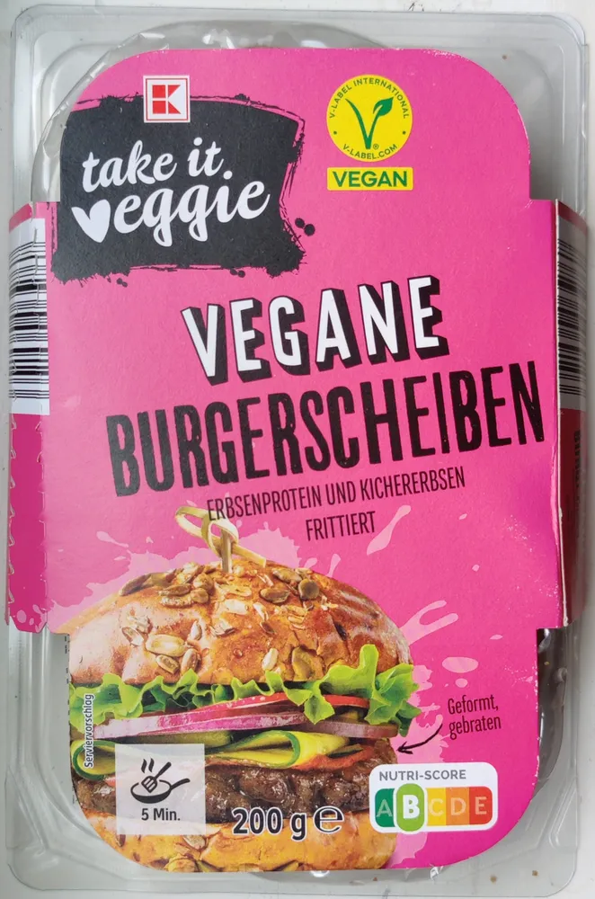 Vegane Burgerscheiben